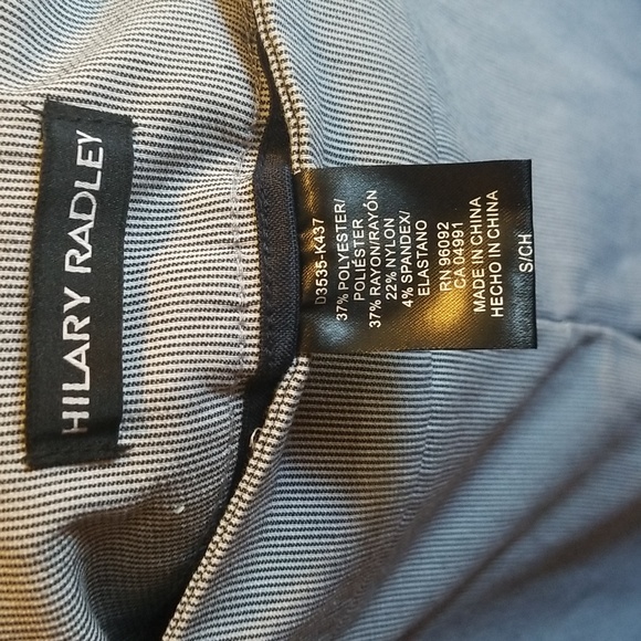 Hilary Radley Ladies' Seersucker Pull-On Ankle Pant - Picture 3 of 6